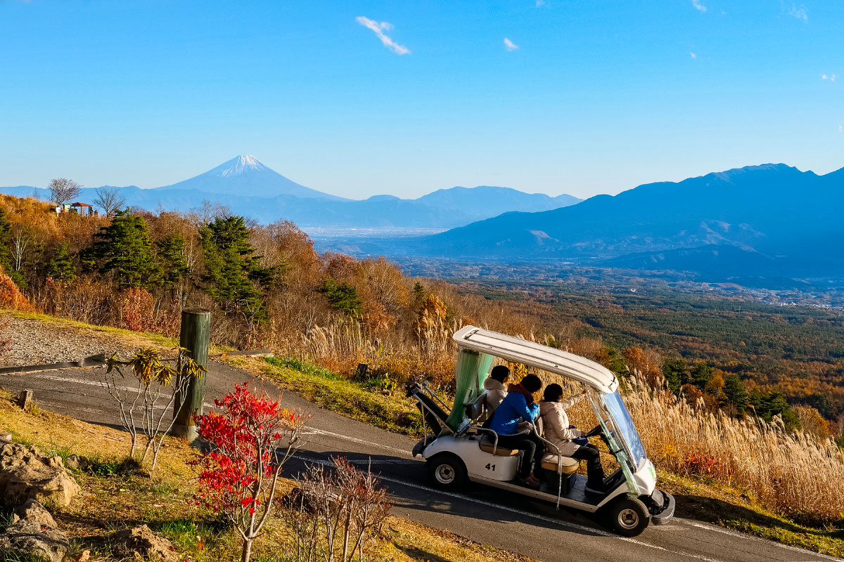 富士見高原リゾート、創造の森、天空カート